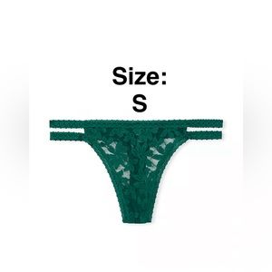 Victoria’s Secret PINK
LACE STRAPPY THONG PANTY -NEW